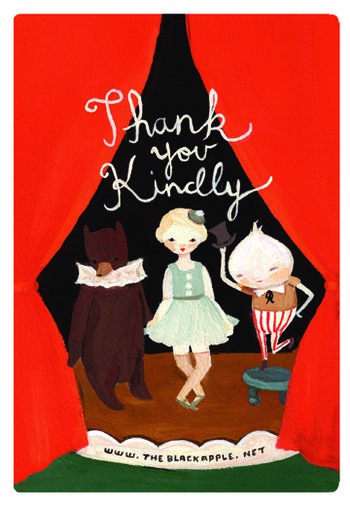 Thank you card low