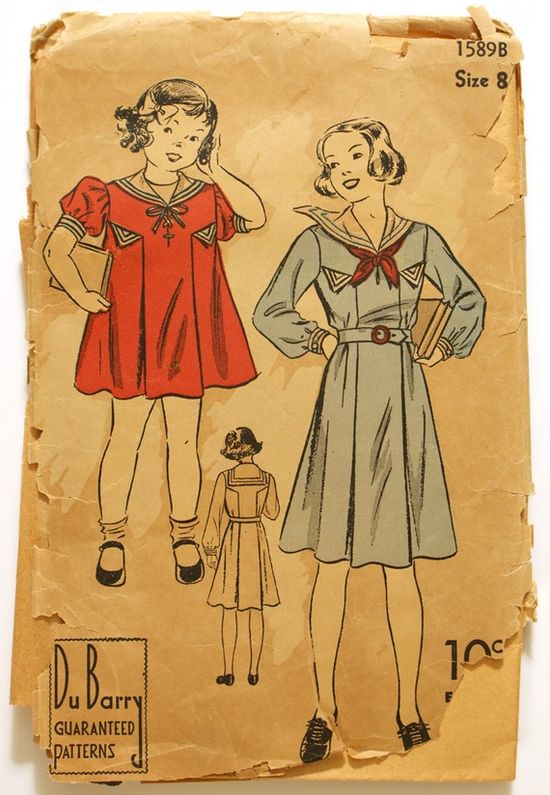 Sailor dress pattern