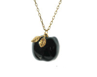 Blackapplenecklace