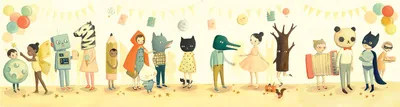The Wonderful Things You Will Be: a parade of children and animals