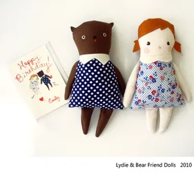 Lydie & Bear Friend Dolls, 2010