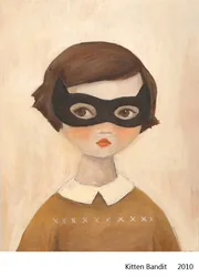 Kitten Bandit: a girl wearing a black bandit mask