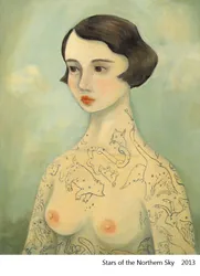Stars of the Northern Sky: a tattooed woman