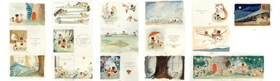 Color storyboard for The Littlest Family's Big Day