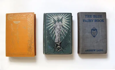 Three Lang fairy books, including The Blue Fairy Book